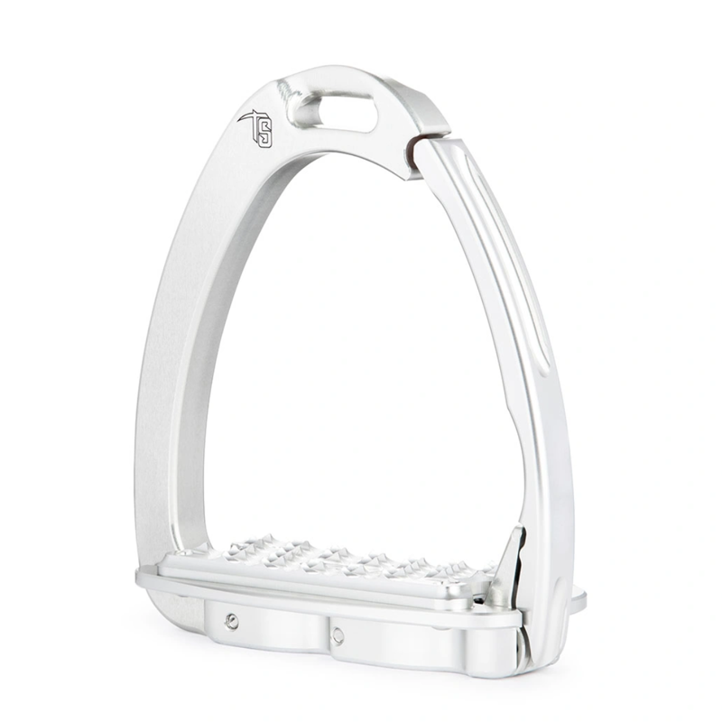 Tech Stirrups Venice Hunter/Jumper Flat Stirrups - Silver