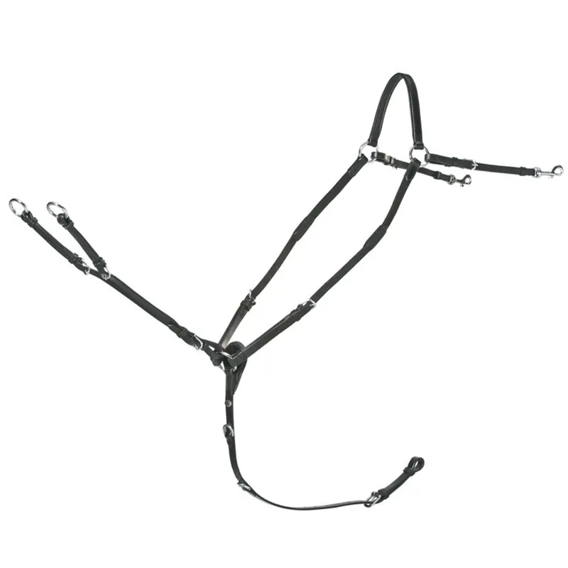 Schockemohle Race II Breastplate - Black/Silver