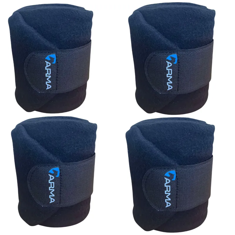 Shires ARMA Fleece Bandages - Black