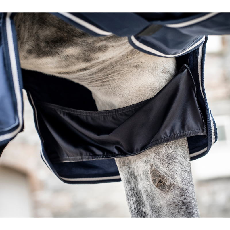 Horseware Show Ready Rug - Navy/Navy Silver-6