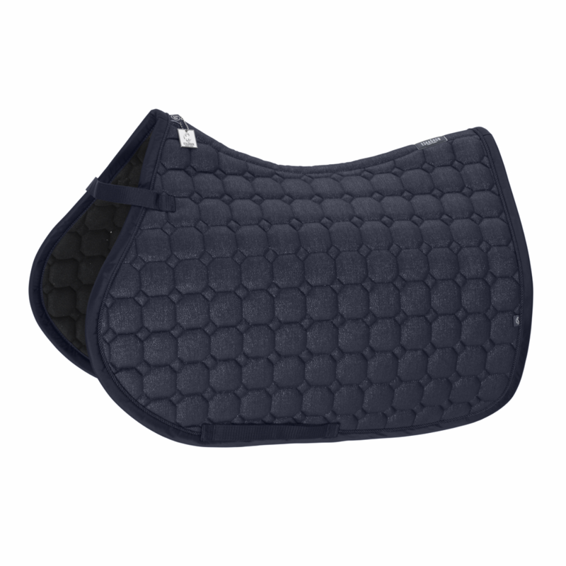 Eskadron Cotton Glitter Saddlecloth Classic Sports SS26 - Navy-1
