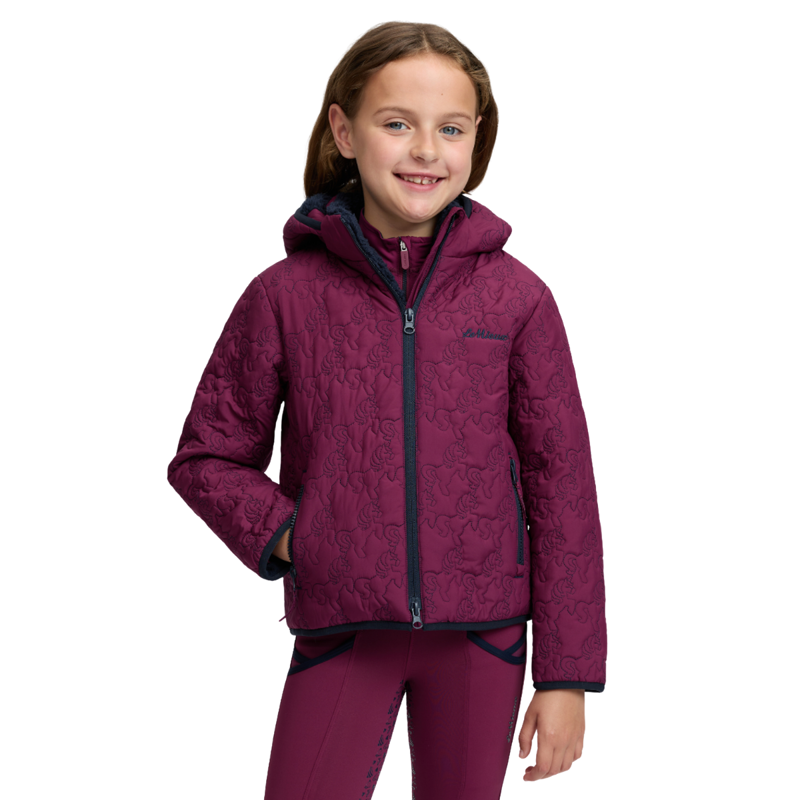 LeMieux Mini Lola Quilted Jacket - Blackberry