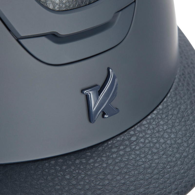 Karben Amity Leather Riding Hat - Navy-8