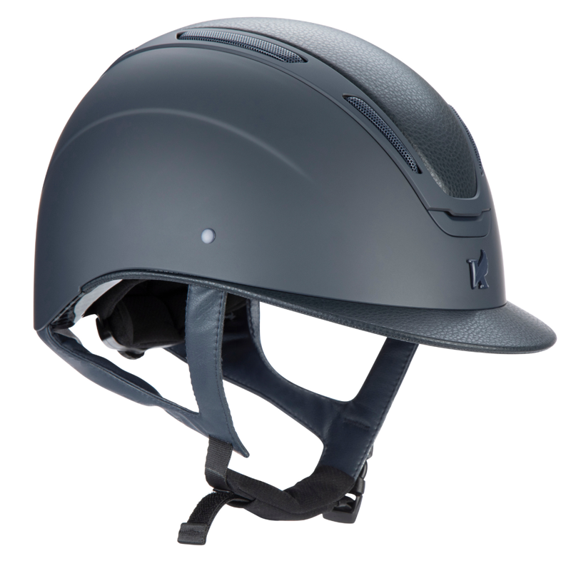 Karben Amity Leather Riding Hat - Navy