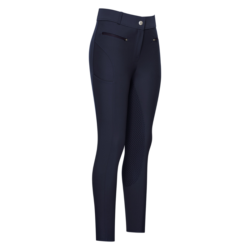 HV Polo Ladies Favourite Sporty Full Grip Riding Breeches - Navy