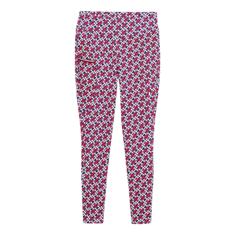 Tommy Hilfiger Elmira Monogram Full Grip Leggings - Multi