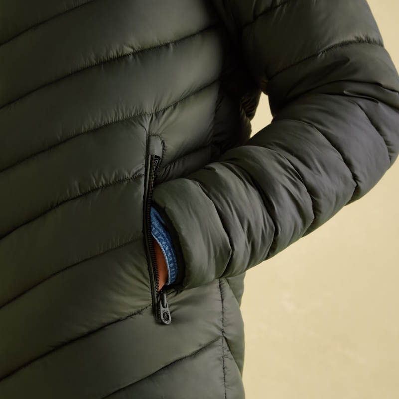 Joules Men's Garrett Showerproof Padded Jacket - Green-3