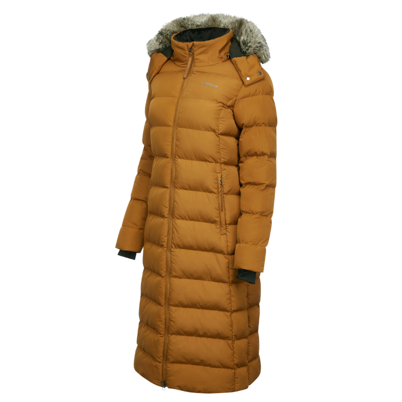 LeMieux Ladies Harper Longline Puffer Coat - Ginger-2