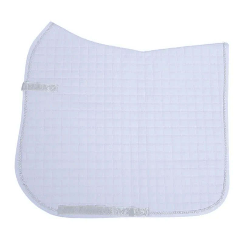 Bucas Max Dressage Saddlepad - White - Full