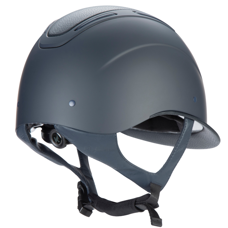 Karben Amity Leather Riding Hat - Navy-6