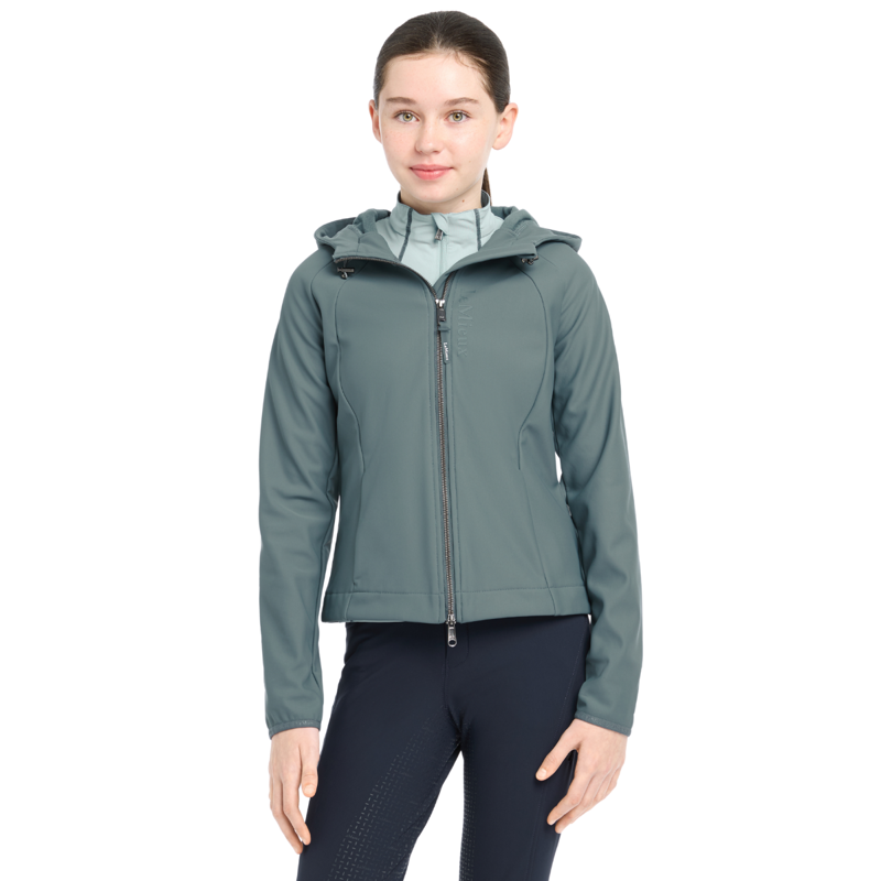 LeMieux Young Rider Lottie Soft Shell Jacket - Petrol-3