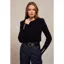 Holland Cooper Amy Crew Neck Knit - Black