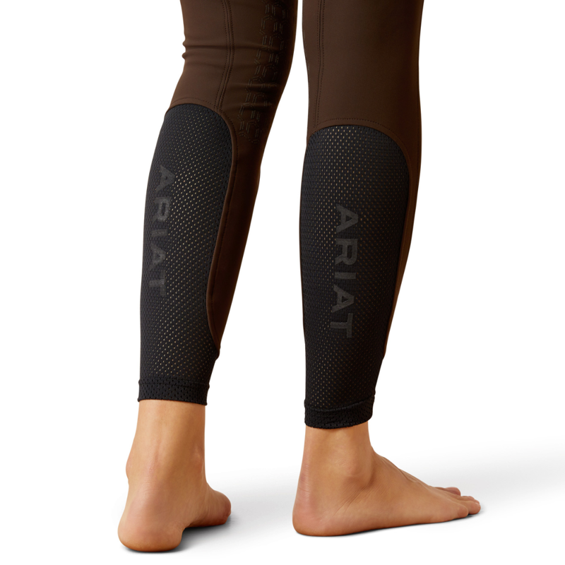 Ariat Women's Tri Factor Vivacity Heat Half Grip Breeches - Mole-4