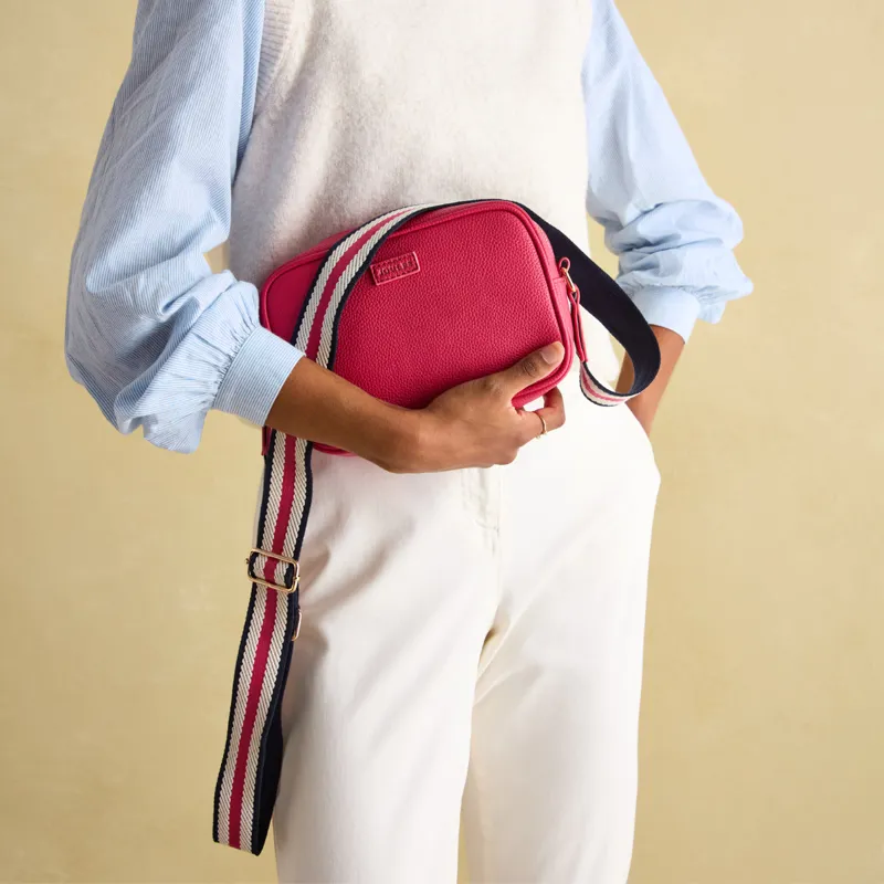 Joules Trent Cross Body Bag - Hot Pink-5