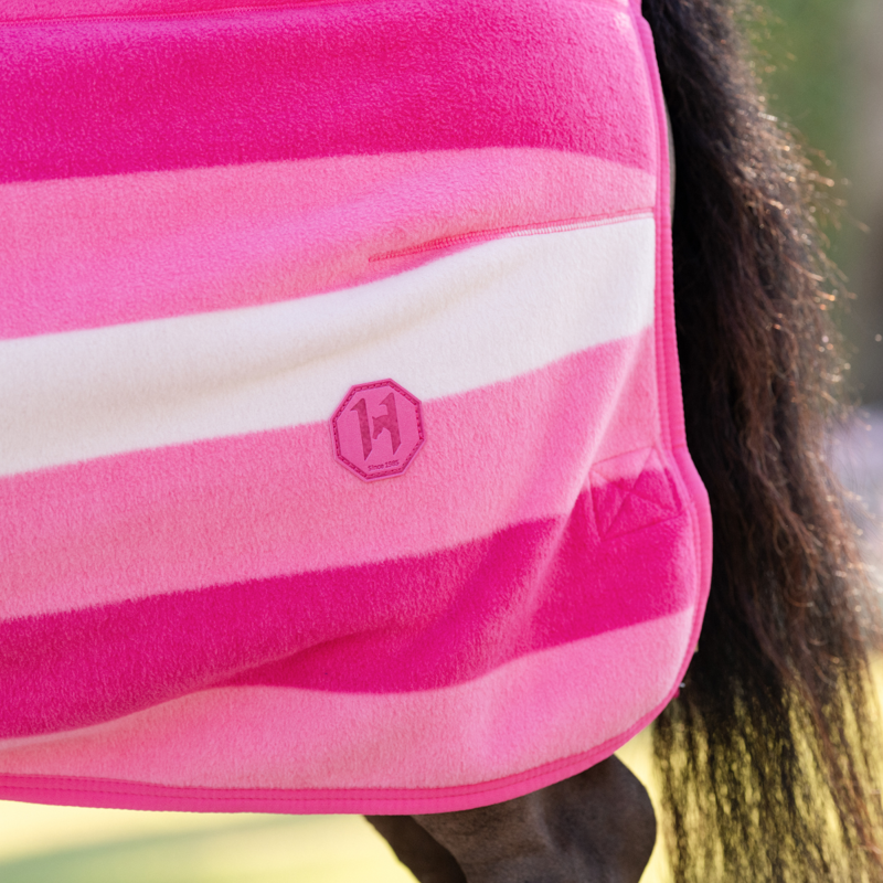 Horseware Newmarket Fleece Cooler- Witney Pink-3