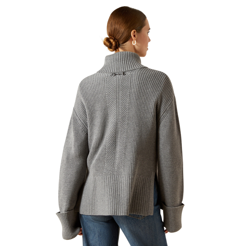 Ariat Women's Lendal Sweater - Heather Grey-1