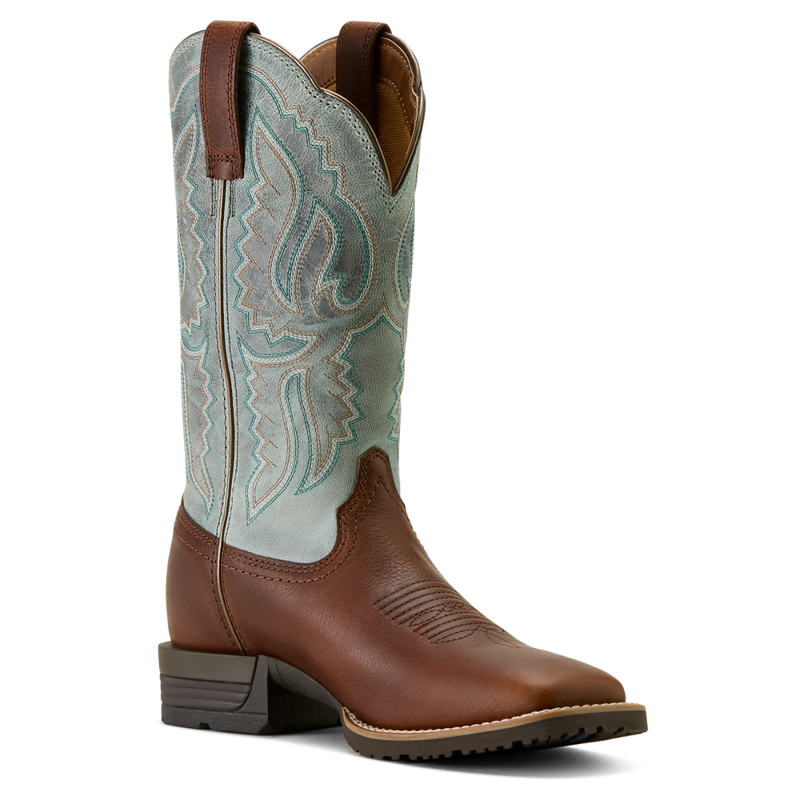 Ariat Women's Hybrid Ranchwork Western Boot - Peanut-3