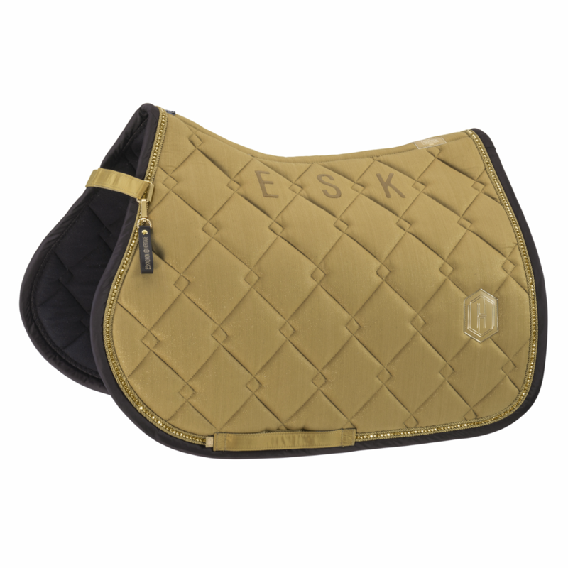 Eskadron Cotton Glitter Crystal Saddlecloth Heritage AW25 - Cardamom-2