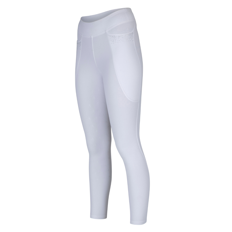 Aubrion Optima GX Riding Tights - White-1