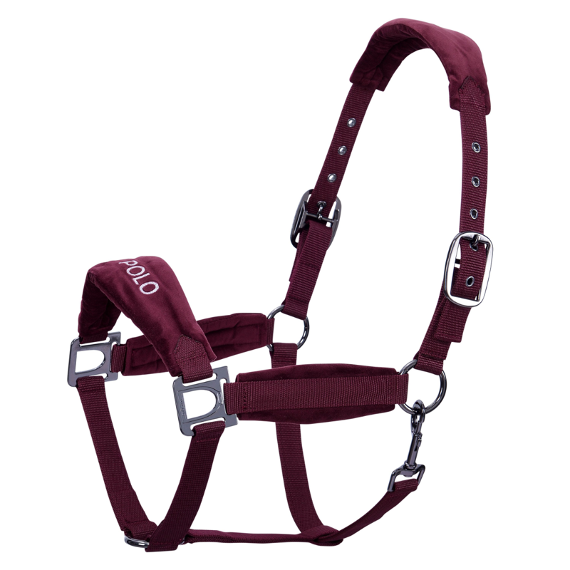 HV Polo Luxury Headcollar - Wine