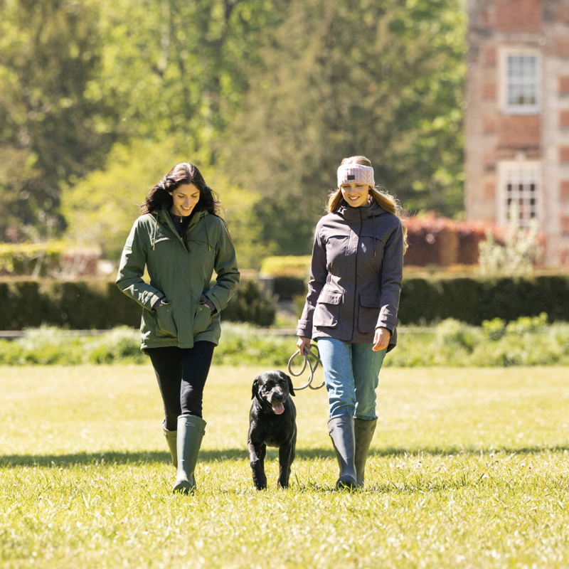 LeMieux Ladies Heritage Beatrice Waterproof Coat - Olive-4
