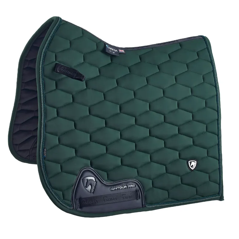 Shires Arma Eltar Dressage Saddlecloth - Green