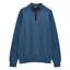 Joules Men's Hillside Quarter Zip Knitted Jumper - Blue