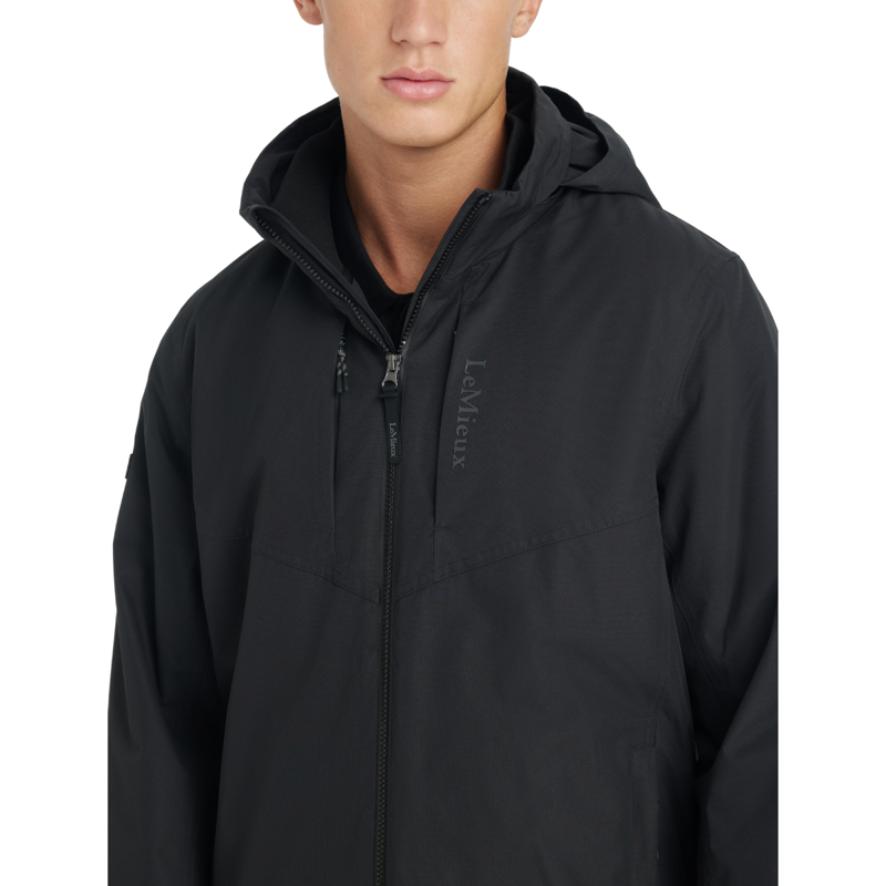 LeMieux Men's Waterproof Team Jacket - Black-4