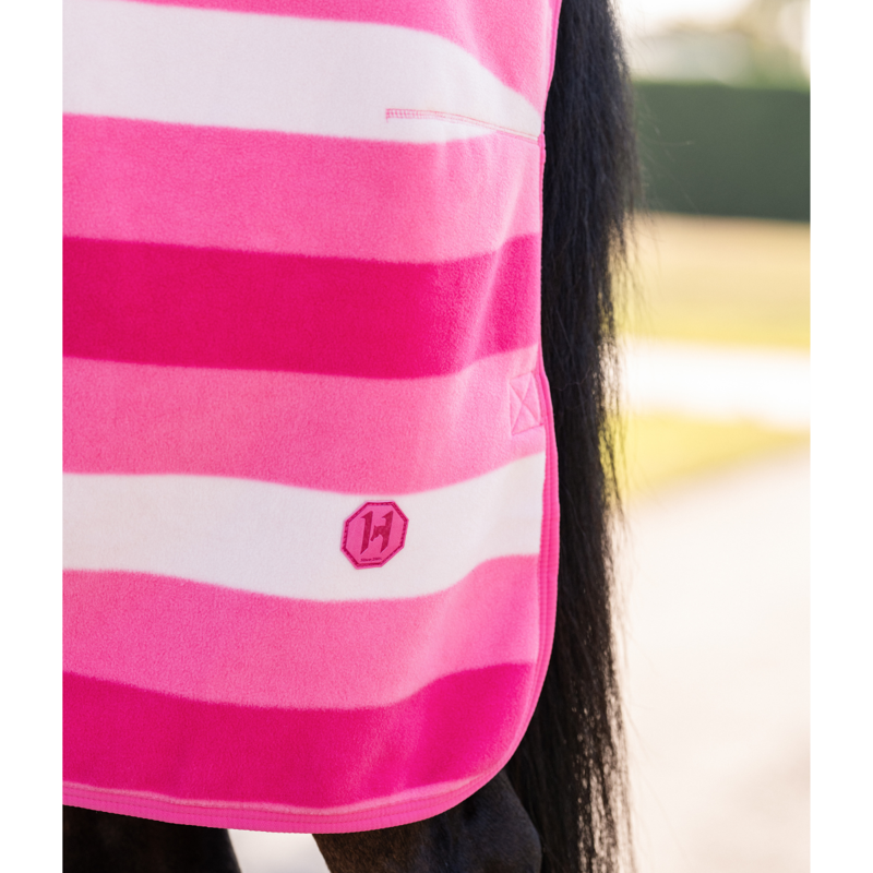 Horseware Newmarket Fleece Cooler- Witney Pink-4