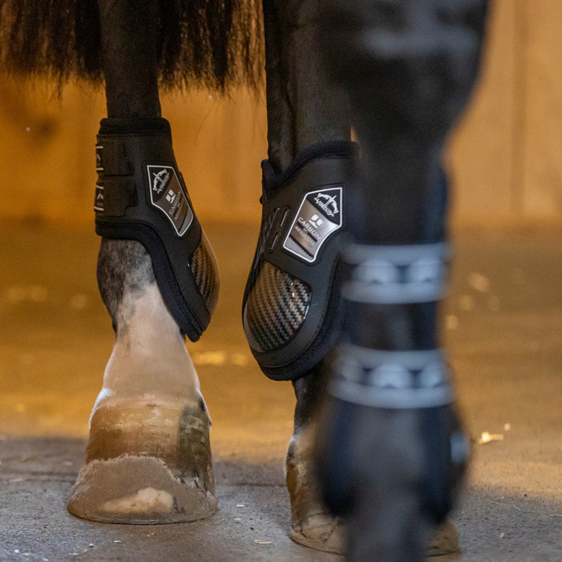 Veredus Carbon Gel Absolute Rear Fetlock Boot - Black-1