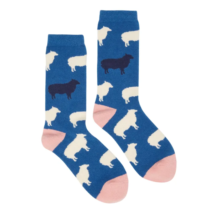Joules Ladies Amble Socks - Sheep