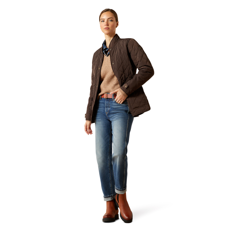 Ariat Women's Woodside Jacket - Coffee Bean-6