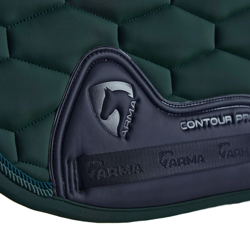 Shires Arma Eltar Dressage Saddlecloth - Green-1