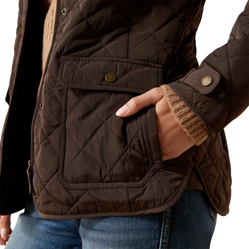 Ariat Women's Woodside Jacket - Coffee Bean-3