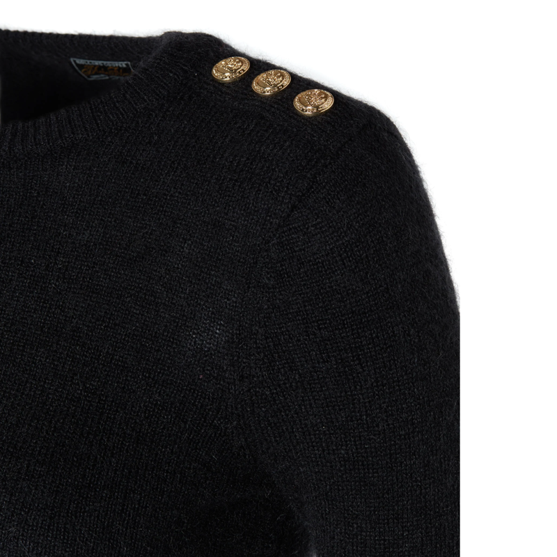 Holland Cooper Amy Crew Neck Knit - Black-5