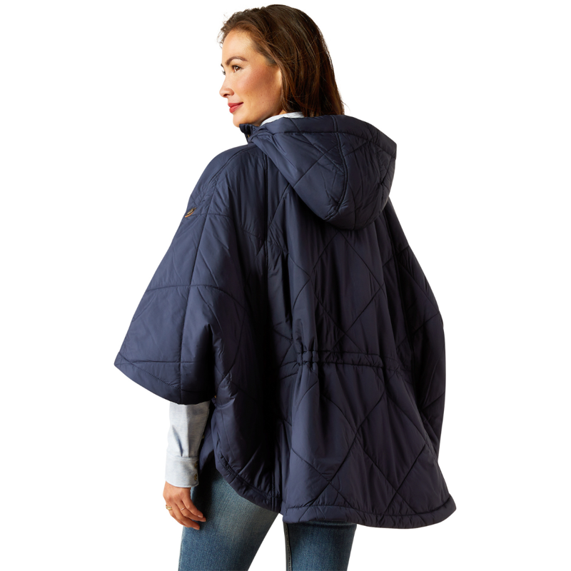 Ariat Women's Fescue Insulated Cape - Navy-1