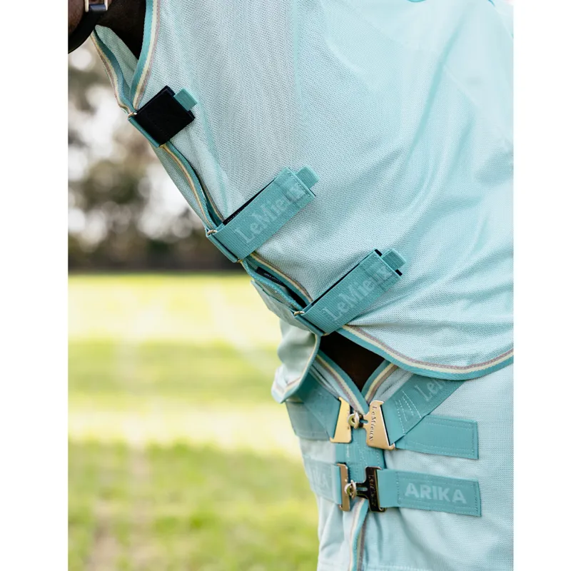 LeMieux Arika Armour-Tek Fly Rug - Aqua-4