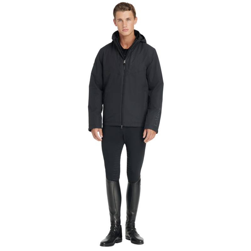 LeMieux Men's Waterproof Team Jacket - Black-5