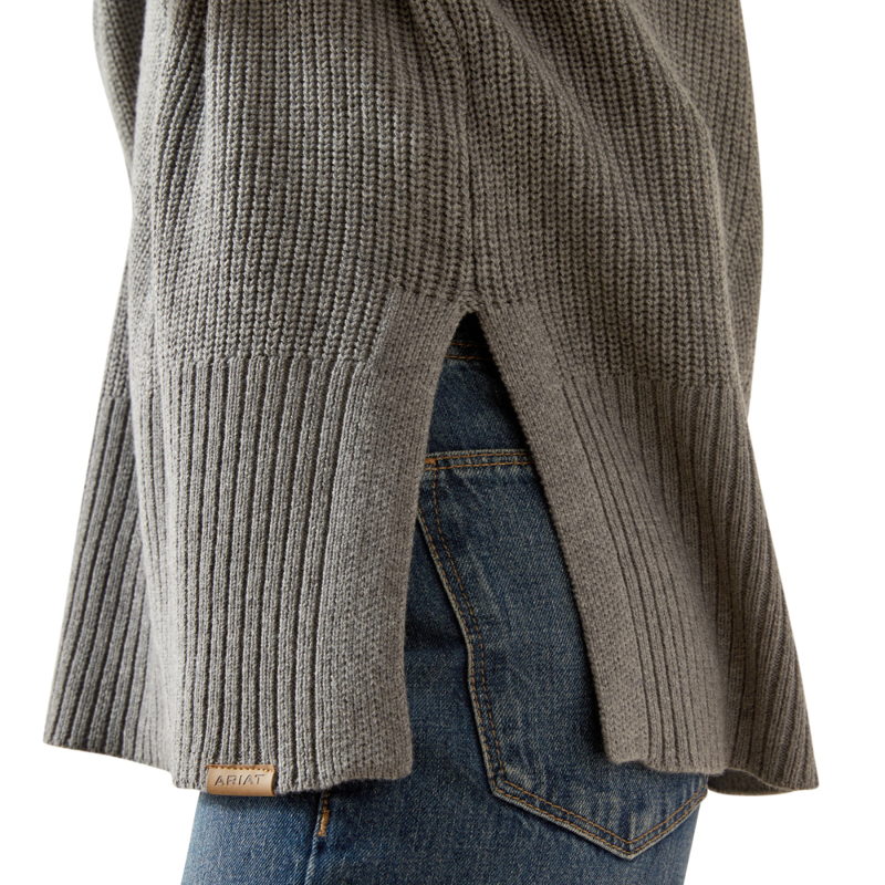 Ariat Women's Lendal Sweater - Heather Grey-4
