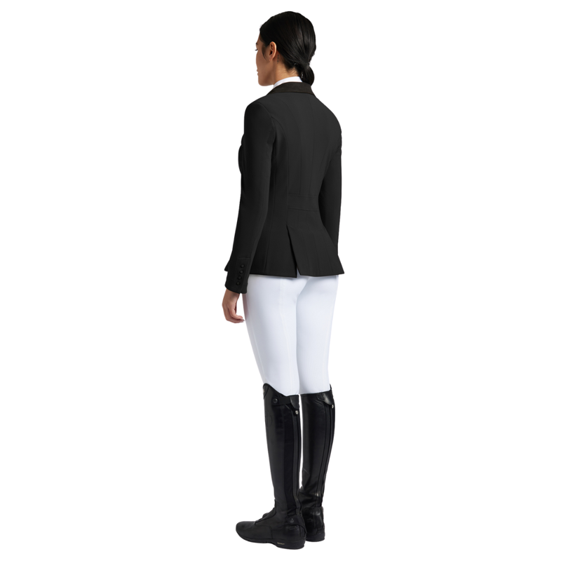 Cavalleria Toscana Women's GP Zip Competition Jacket - Black-1