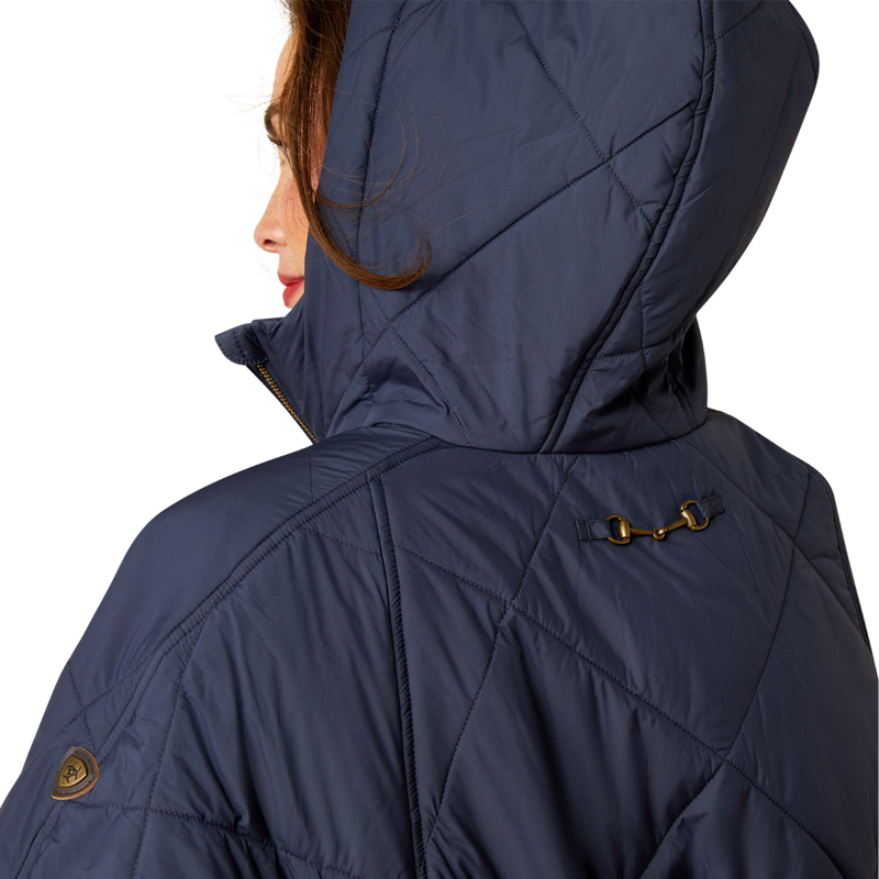 Ariat Women's Fescue Insulated Cape - Navy-3