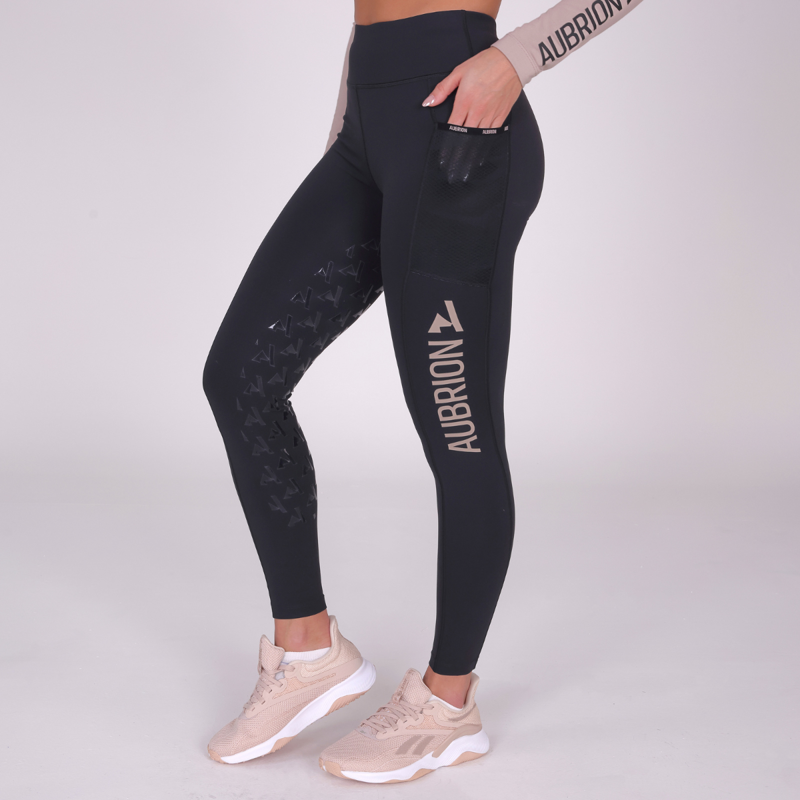 Aubrion React Non-Stop Riding Tights - Shadow-4