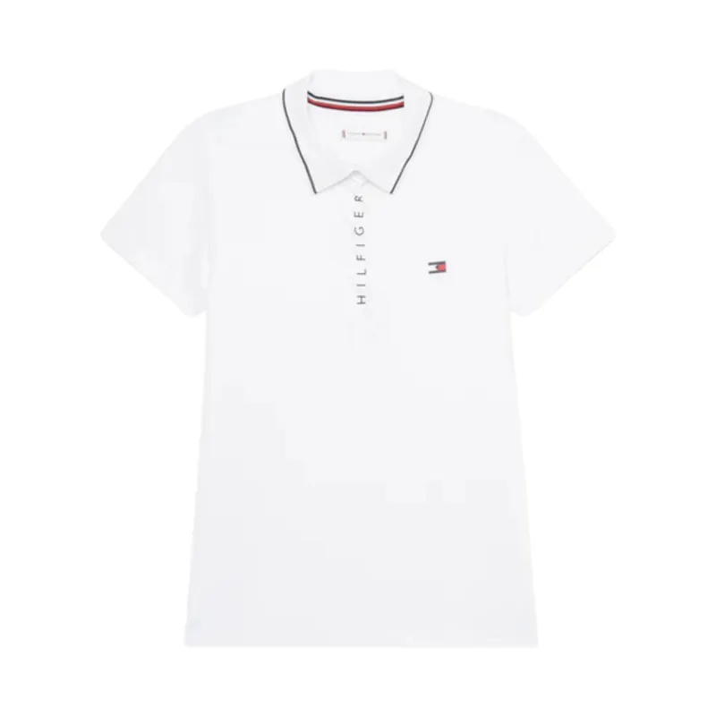 Tommy Hilfiger Women's Performance Polo Shirt - Optic White