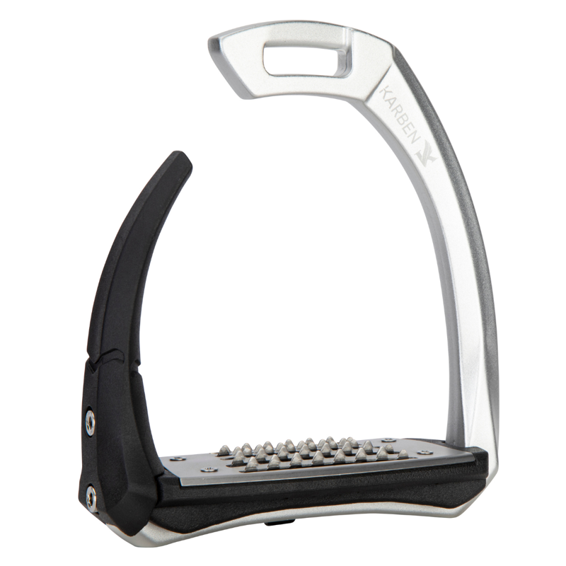 Shires Karben Adult's Ultra Grip FX Stirrups - Black-1