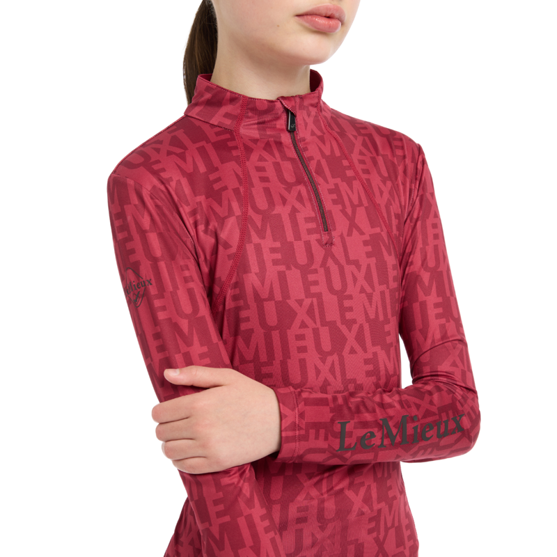 LeMieux Young Rider Casey Base Layer - Ember-3