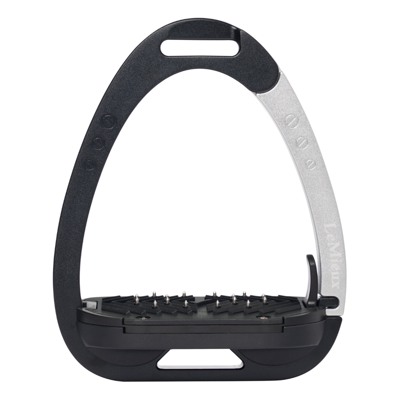 LeMieux Vector Balance Stirrup - Black/Aluminium-2