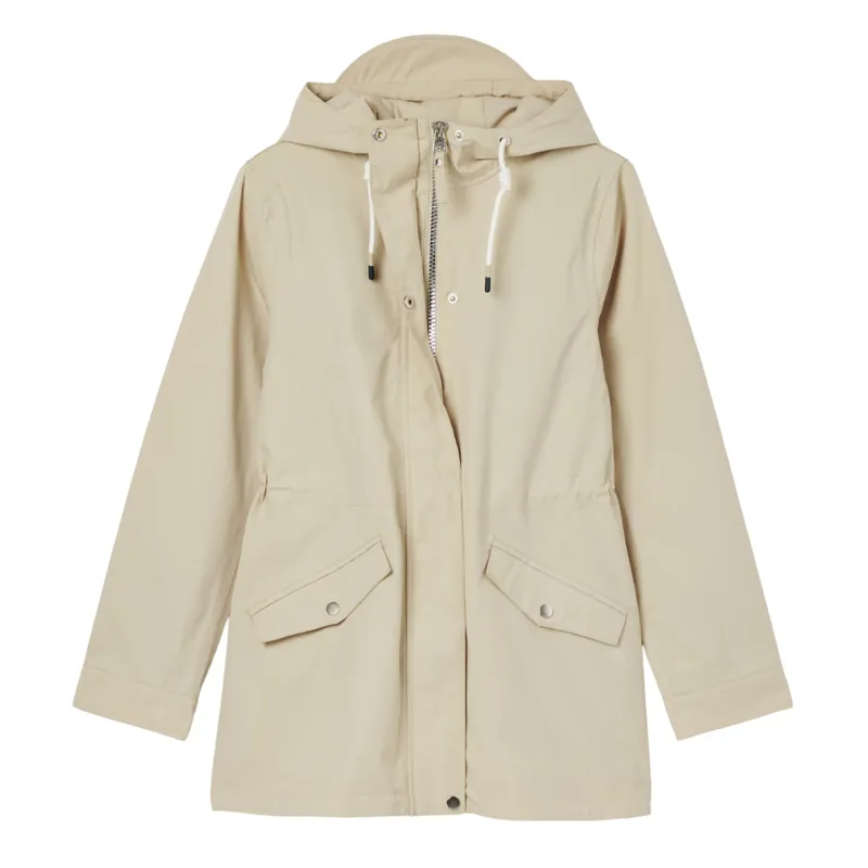 Joules Ladies Portwell Waterproof Raincoat - Neutral