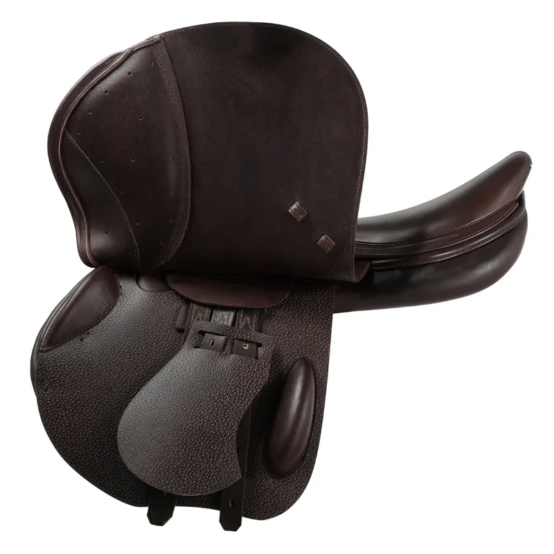 Prestige X-Meredith Double Flap Jump Saddle - Tabacco-1