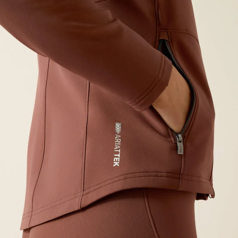 Ariat Women's Boreas Full Zip Sweatshirt - Marron-3