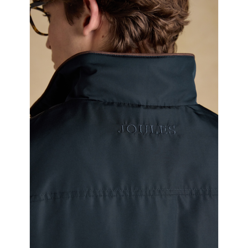 Joules Men's Farnham Padded Fleece Lined Gilet - Navy-5